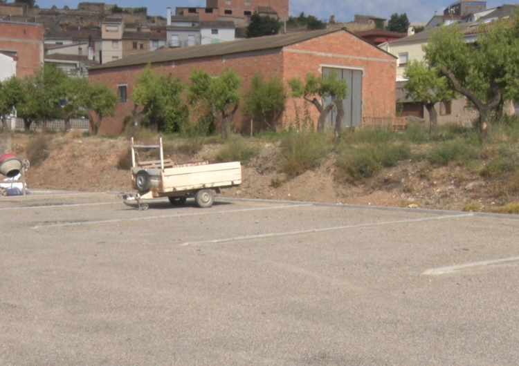 Os de Balaguer construeix un pàrquing d’autocaravanes al municipi