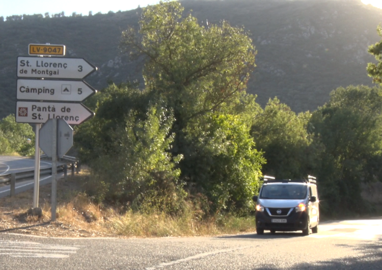 Es torna a obrir el tram de carretera entre Camarasa i Sant Llorenç de Montgai