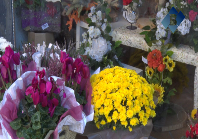 Les floristeries balaguerines es reactiven amb l’arribada de Tots Sants i la Festa Major