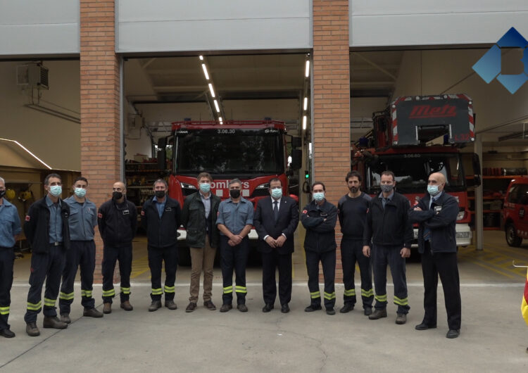 Inauguren la reforma de l’espai interior del Parc de Bombers de Balaguer