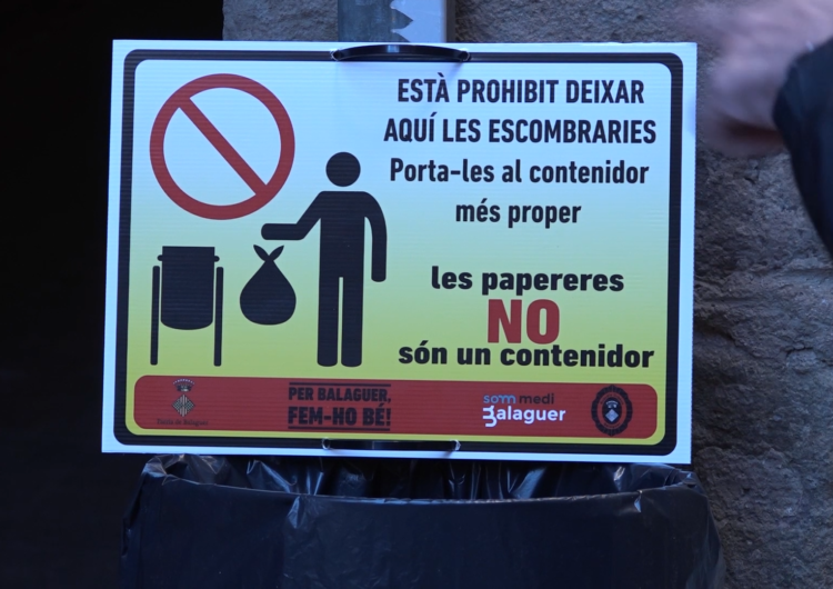 La Paeria de Balaguer obre una consulta pública sobre la nova ordenança de residus municipals