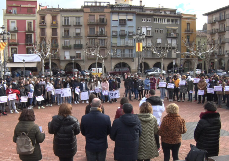 Balaguer clama contra la violència masclista per commemorar el 25N