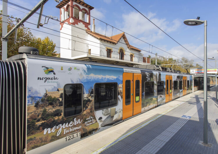 Nova campanya de promoció turística de la Noguera als trens de Ferrocarrils de la Generalitat de Catalunya