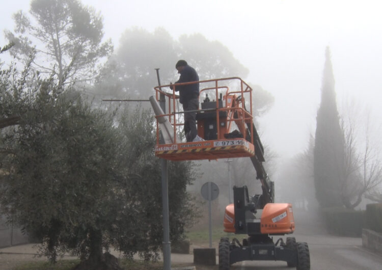 El Monestir de les Avellanes inicia un canvi d’il•luminació exterior de baix consum