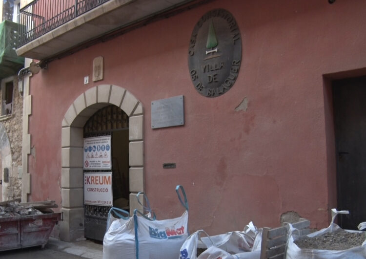 L’Ajuntament d’Os de Balaguer comença les obres per convertir l’antic edifici del consistori en alberg turístic