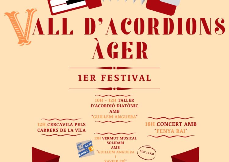 Àger acull la primera edició del festival musical ‘Vall d’Acordions’