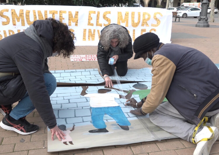 Acte per desmuntar els murs de la Unió Europea