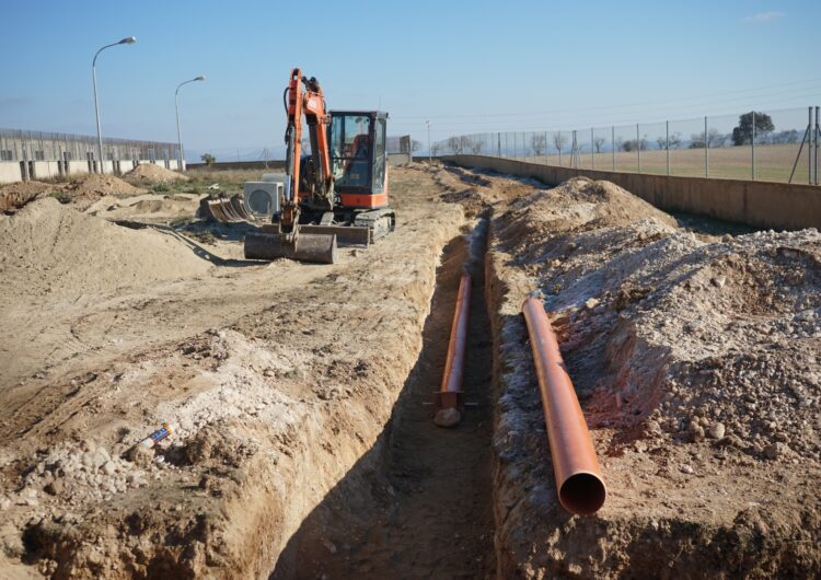 Obres per finalitzar la construcció d’un refugi d’animals a Balaguer