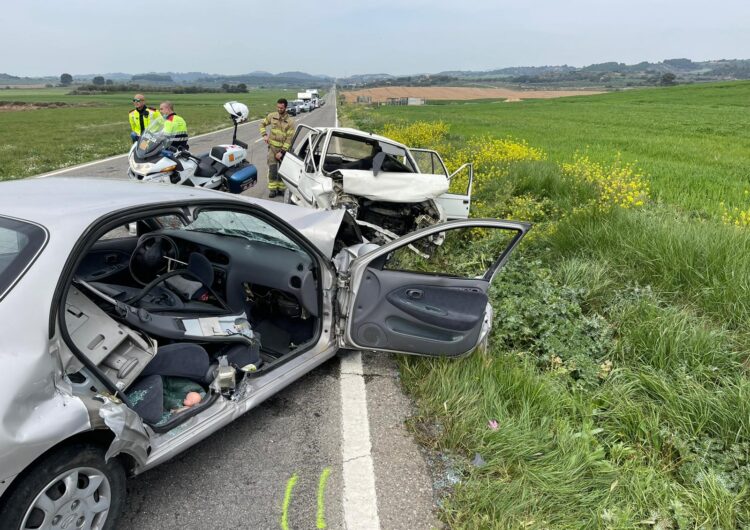 Un mort i un ferit greu en un xoc frontal a la C-26 a Balaguer