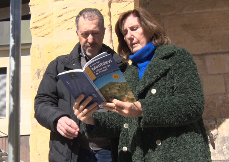 Antònia Ortiz i Francesc Antillach descobreixen la serra de Montdeví amb un llibre d’excurcions