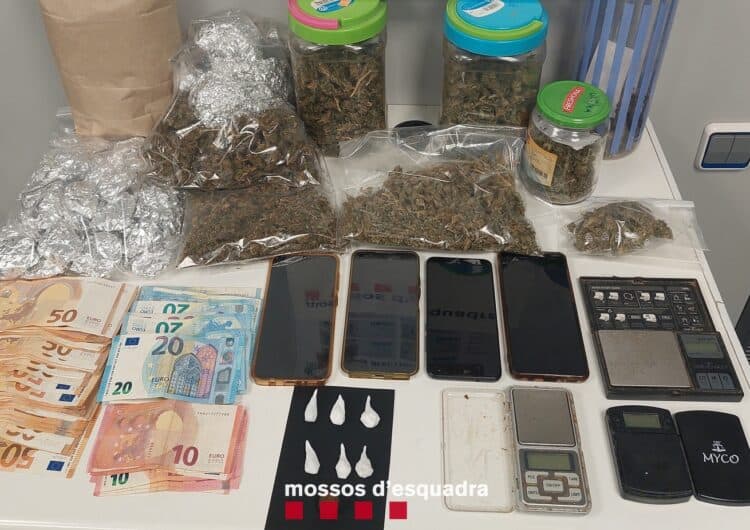 Els Mossos d’Esquadra detenen dues parelles a Balaguer per un delicte contra la salut pública