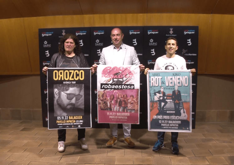 Antonio Orozco serà cap de cartell dels concerts de les Festes del Sant Crist 2022