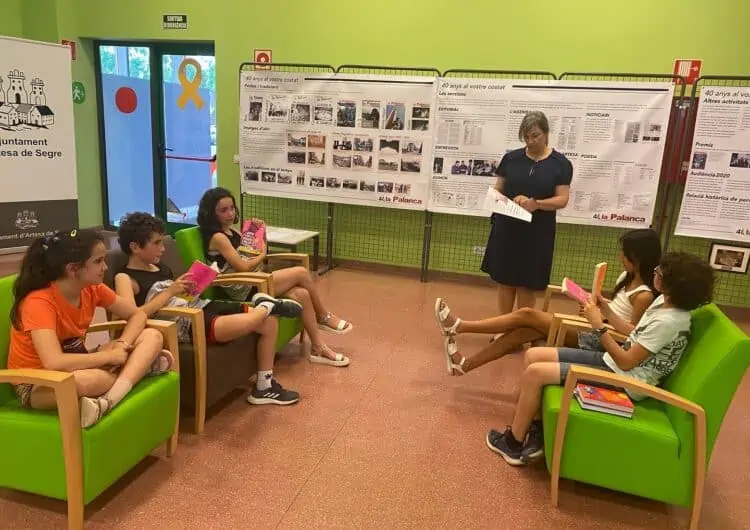 Última reunió del curs del club de lectura infantil de la biblioteca d’Artesa de Segre