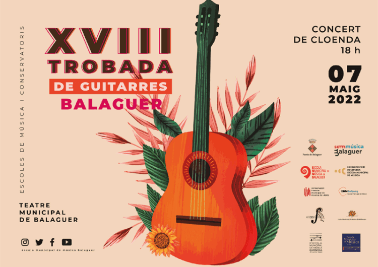 Balaguer acollirà la XVIII trobada de guitarres