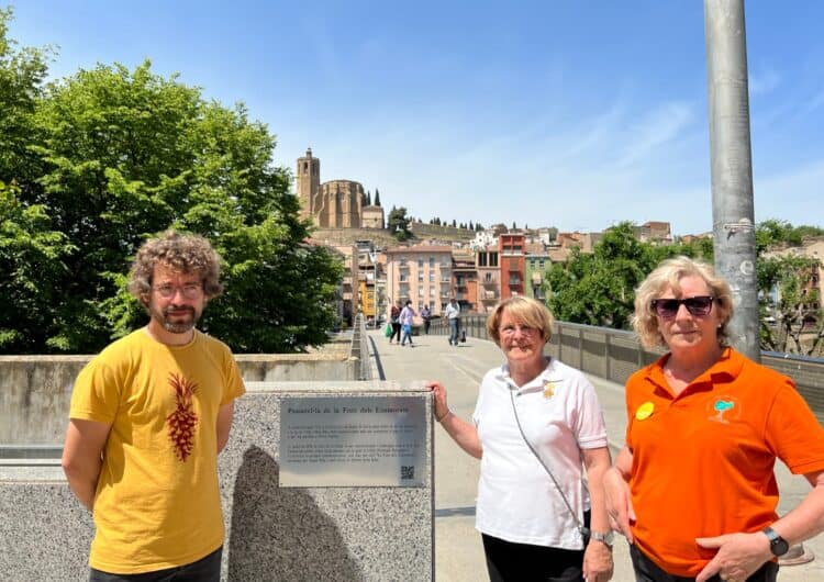 Balaguer bateja la ‘Passarel·la de la Font dels Enamorats’