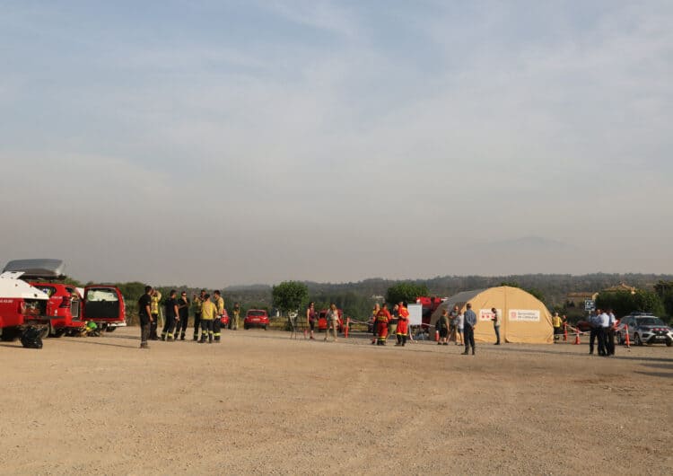 Els equips d’extinció mantenen que són 550 les hectàrees cremades a l’incendi d’Artesa de Segre