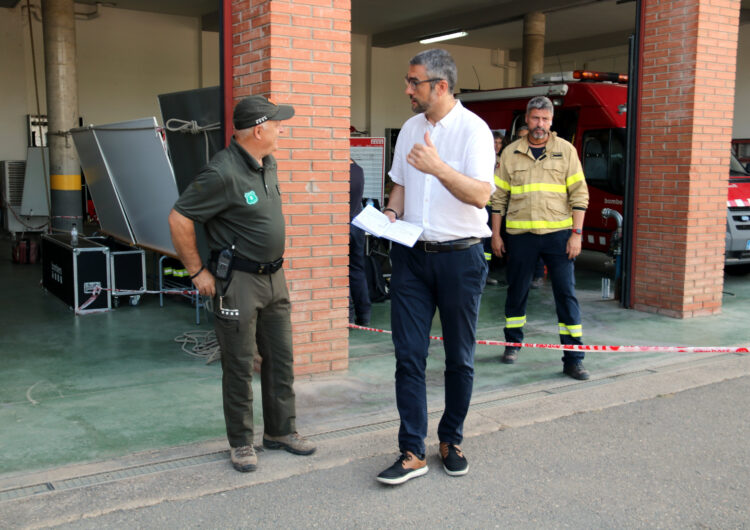 Els Bombers treballen per estabilitzar aquest dilluns l’incendi de Baldomar després de la humitat favorable de la nit