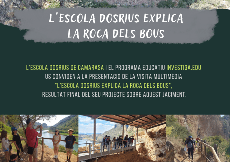 L’alumnat de l’escola Dosrius de Camarasa presentarà un estudi sobre la Roca dels Bous