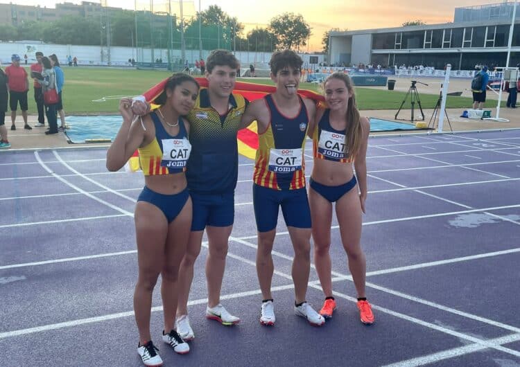La selecció Catalana d’atletisme amb la balaguerina Clàudia Martínez es proclama campiona d’Espanya de federacions sub18