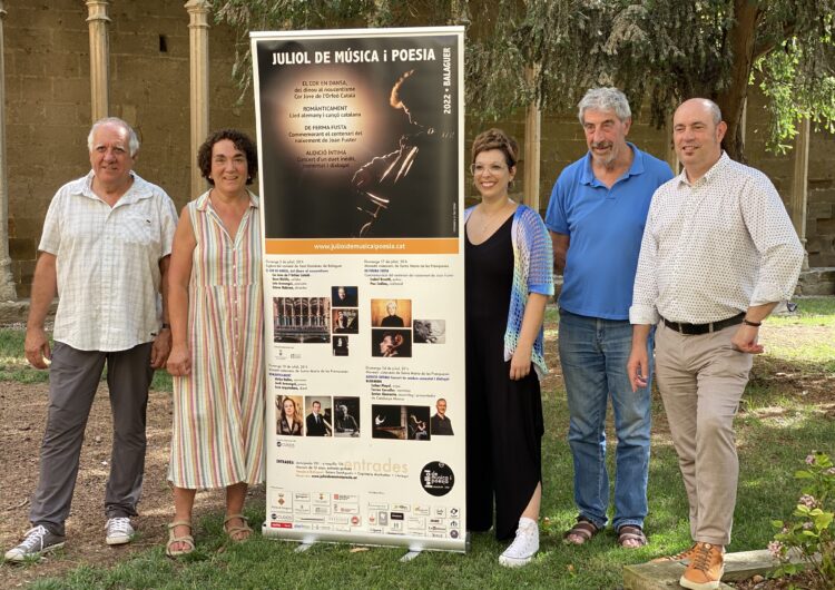 El Cor Jove de l’Orfeó Català estrenarà l’onzè Juliol de Música i Poesia de Balaguer
