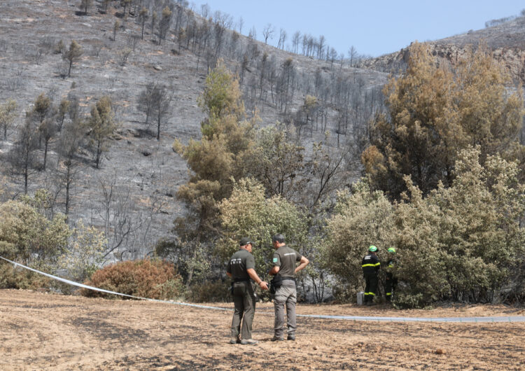 Els Agents Rurals investiguen amb drons i càmeres tèrmiques les causes de l’incendi de Baldomar