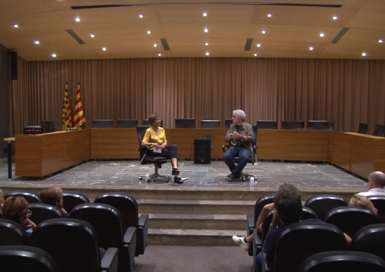 ‘Josep’ i Jordi Bartolí  donen el tret de sortida de la 2a jornada d’Il·lustradors de Balaguer
