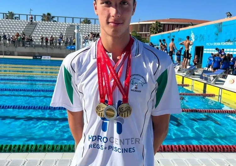 Tres medalles d’Arnau Pifarré al Campionat de Catalunya infantil de natació