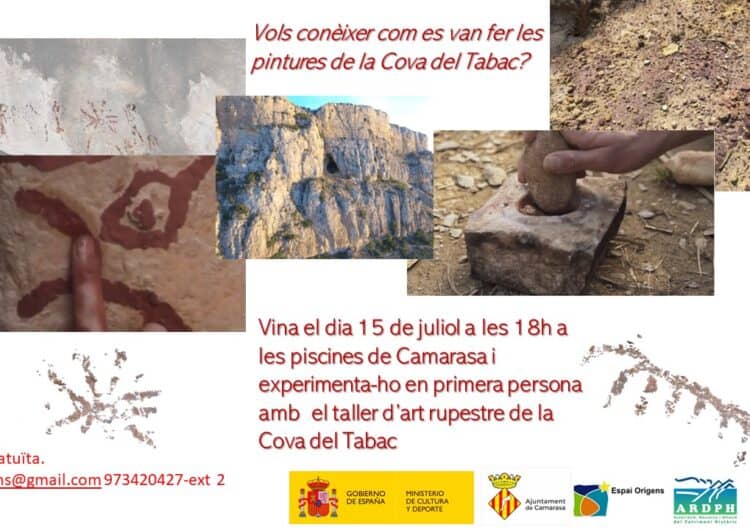 Camarasa organitza un taller d’art rupestre de la Cova del Tabac