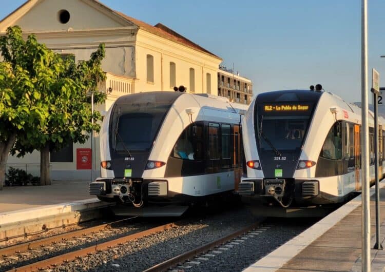 Posen en marxa el tercer tren de la línia que va de Lleida fins a la Pobla de Segur