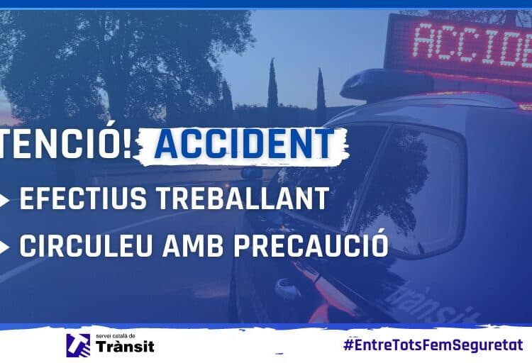 Diversos ferits en un accident amb quatre vehicles implicats a Menàrguens