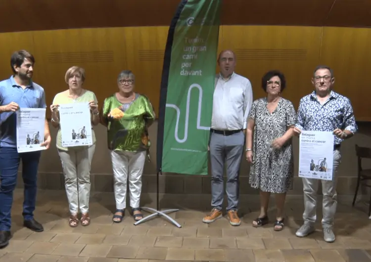 Balaguer en marxa contra el càncer el proper 2 d’octubre