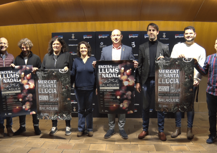 L’encesa de llums de Nadal encetarà la campanya ‘De Nadal a Reixos’ a Balaguer