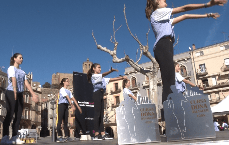 Balaguer torna a ser un clam contra la violència vers les dones amb la cursa de la dona