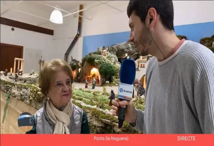 CONNECTA LLEIDA PIRINEUS: Visitem un pessebre de grans dimensions a Ponts