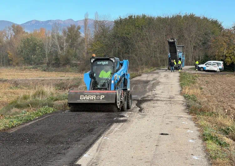 En marxa les obres d’arranjament del camí de l’Horta d’Amunt