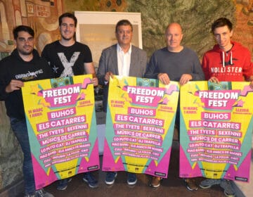 Cartell de luxe per celebrar la cinquena edició del Freedom Festival 2023 de Torrelameu