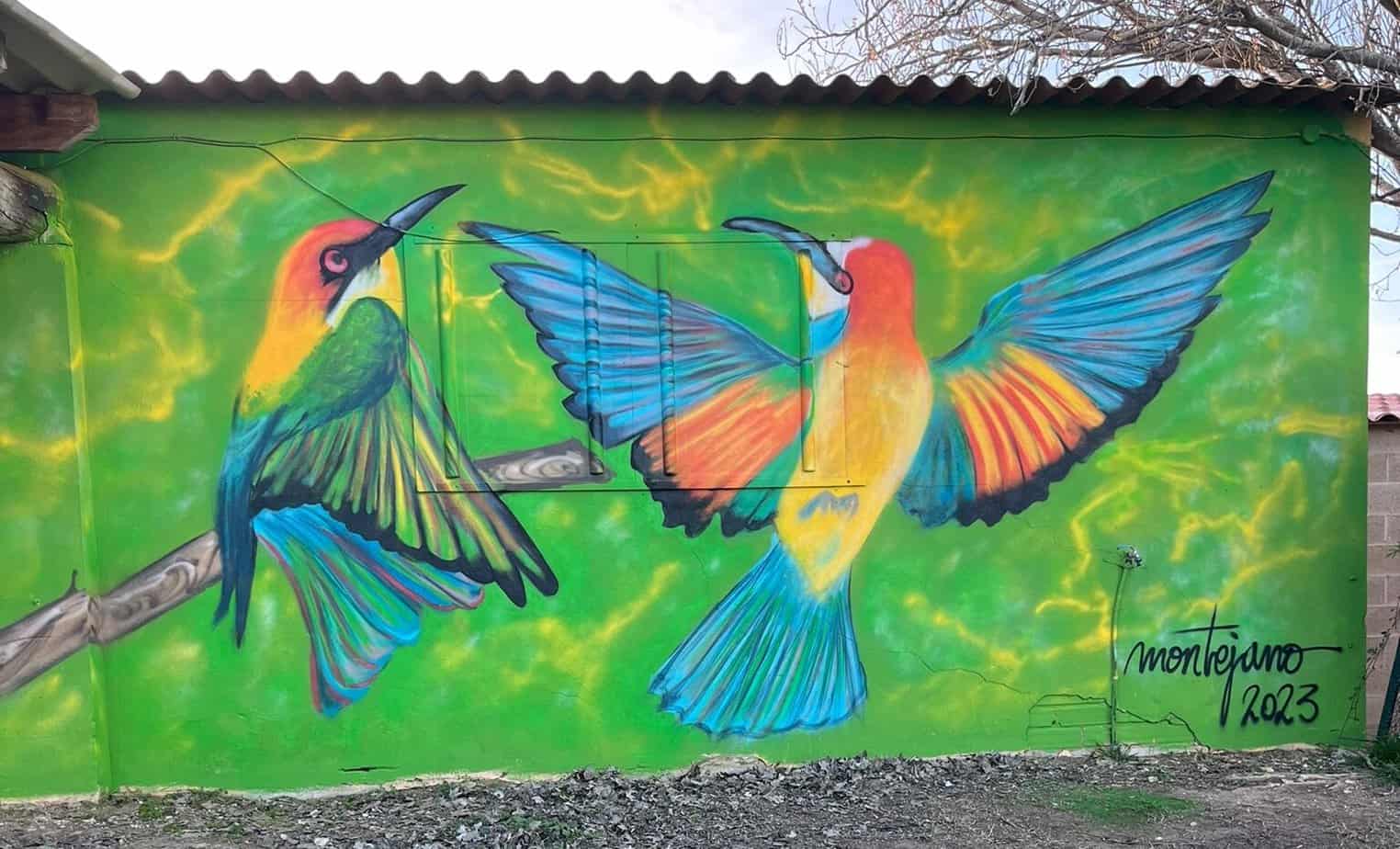 La Noguera ja té el seu mural al “13 comarques, II Festival de Muralisme Rural de Lleida”