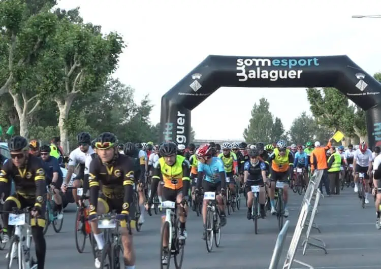 La Montsec-Montsec inunda les carreteres de la comarca amb un miler de ciclistes