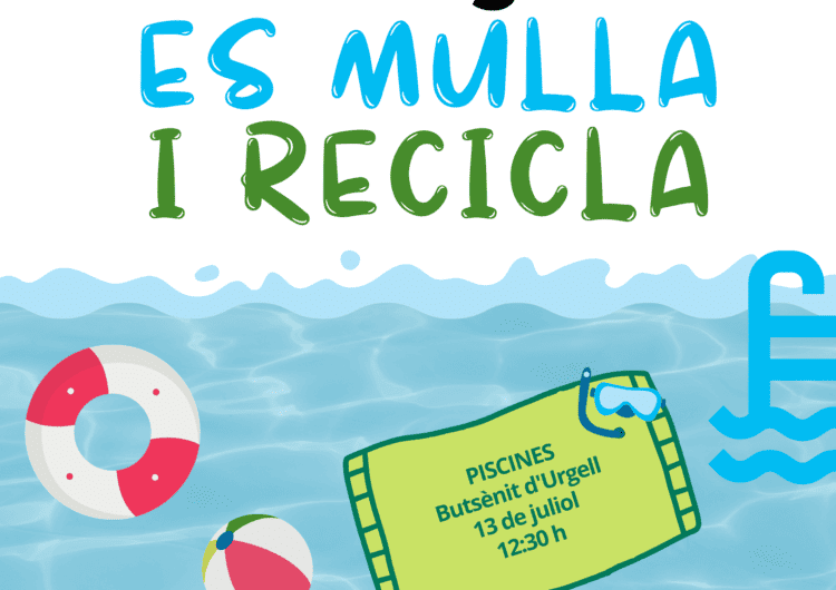 “La Noguera es mulla i recicla”, nova campanya d’estiu per fomentar el reciclatge