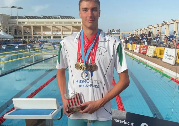 Collita de medalles d’Arnau Pifarré al campionat de Catalunya júnior