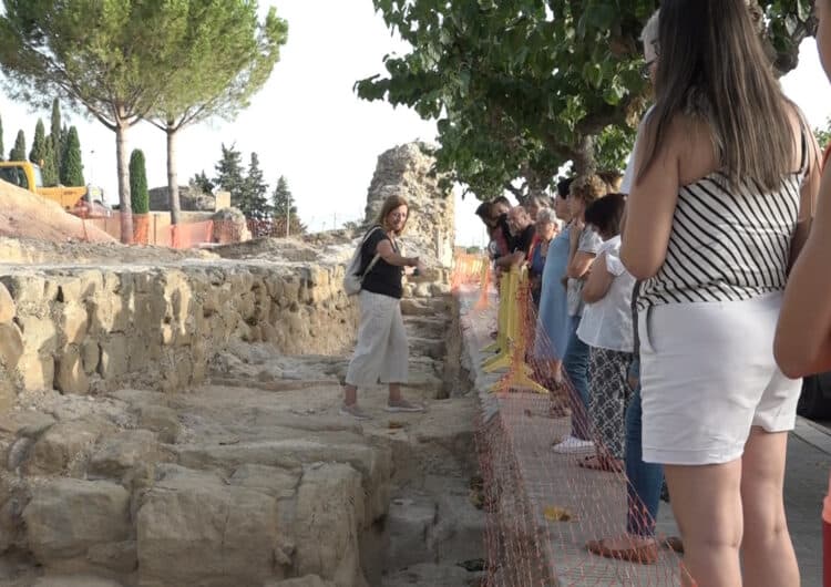 La intervenció arqueològica a la muralla del segle IX revela la presència d’una torre