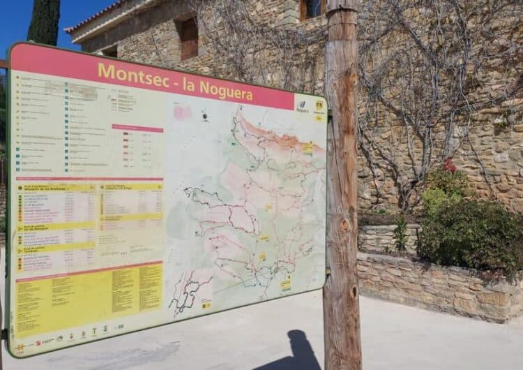 Millores de senyalització al Centre BTT Montsec – la Noguera