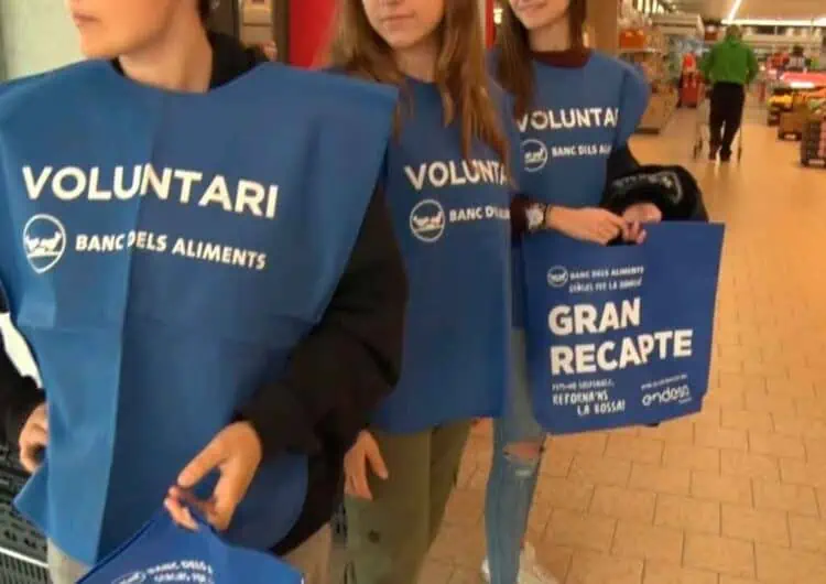 Es busca voluntaris per a ‘El Gran Recapte d’Aliments’ a la Noguera