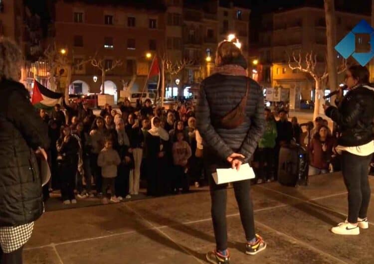 Concentració solidària amb el poble palestí