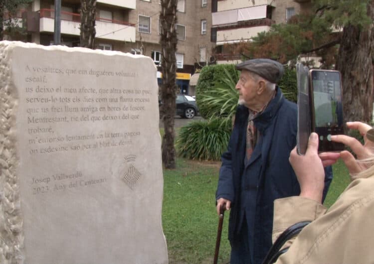 Josep Vallverdú i la ciutat de Balaguer perpetuen el seu vincle