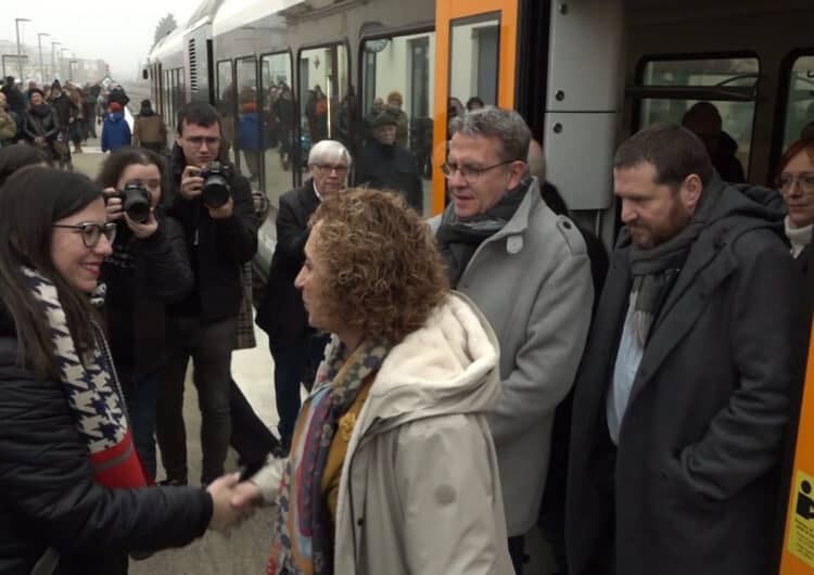 Ferrocarrils commemora el centenari de l’arribada del tren Balaguer-Lleida