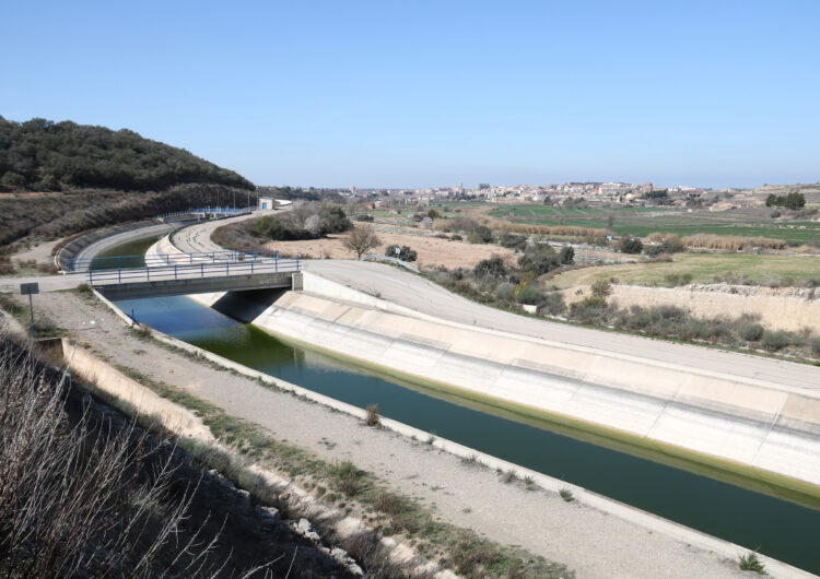 El Segarra-Garrigues obre la campanya de reg a l’espera que la CHE determini el volum d’aigua que rebrà de Rialb