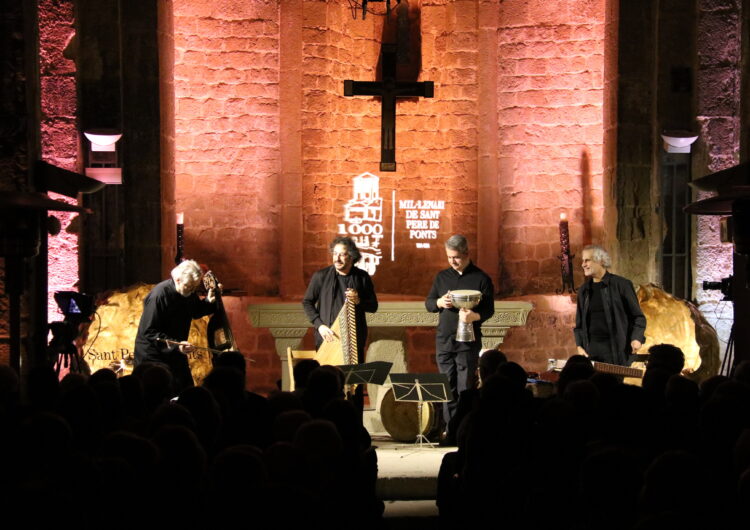 Jordi Savall dona el tret de sortida als actes de commemoració del mil·lenari de Sant Pere de Ponts