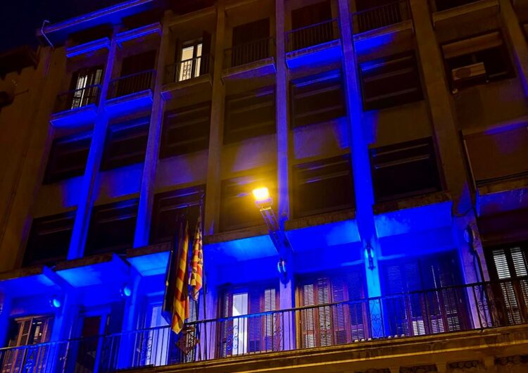 La Paeria s’il·lumina de blau amb motiu del Dia mundial per la conscienciació sobre l’autisme
