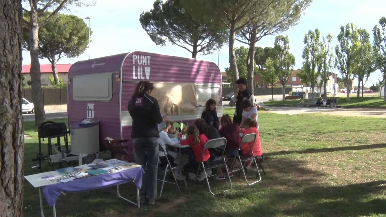 El Punt Lila fa parada en diferents punts de Balaguer per a una nova campanya